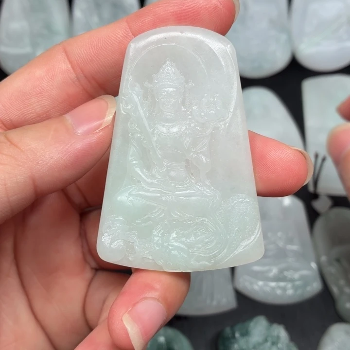 定制翡翠未镶嵌虚空藏