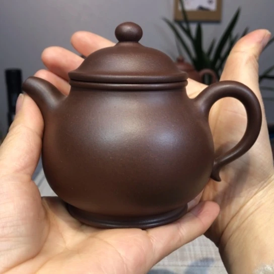 紫砂茶壶全手工潘壶220c c