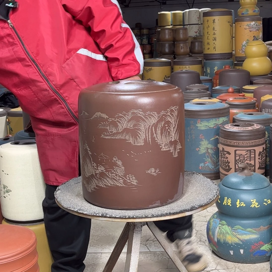 紫砂茶叶罐茶叶罐