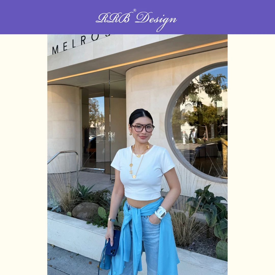 RRB Design「百搭短T」基础百搭短款圆领短袖上衣