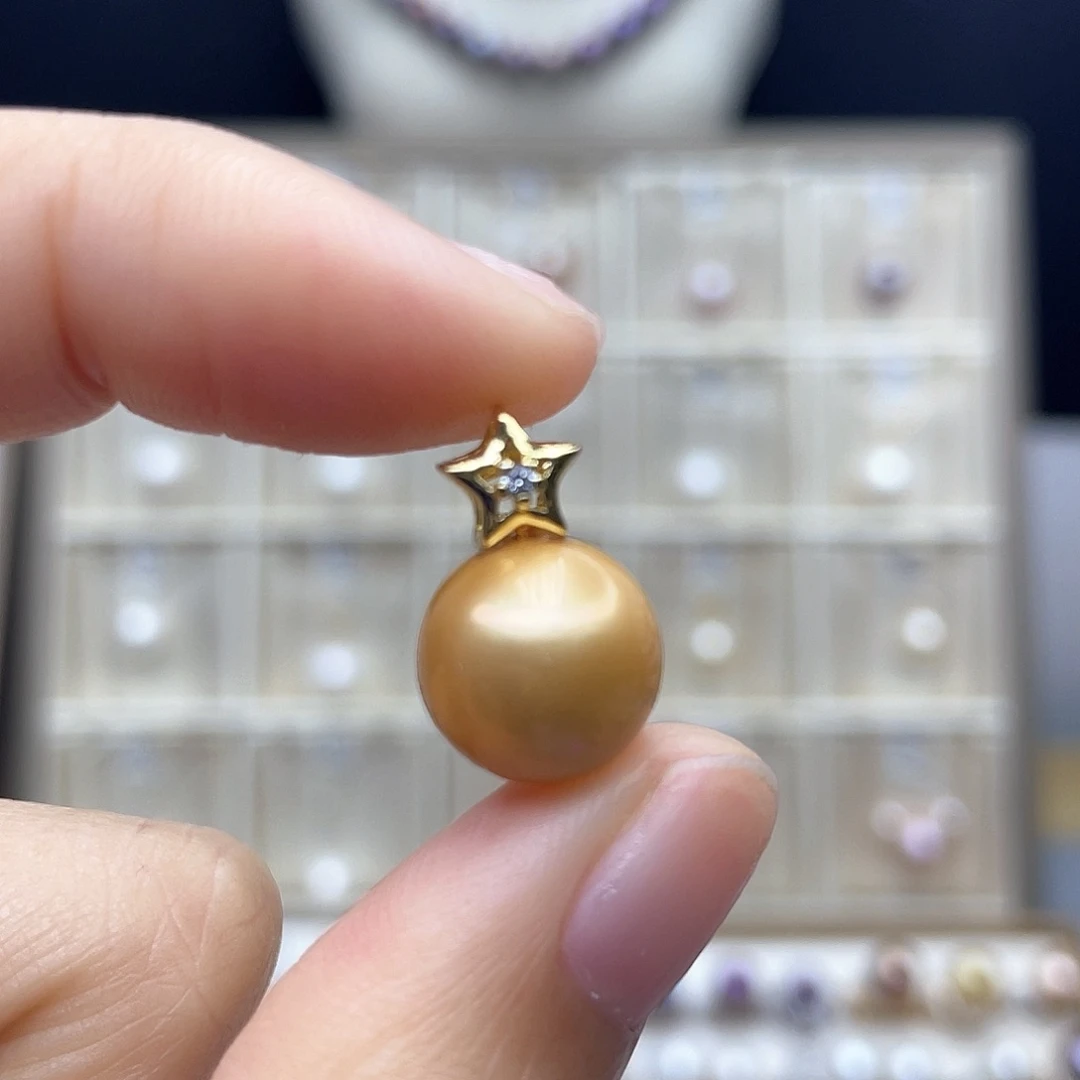 淡水珍珠合金吊坠(赠链)