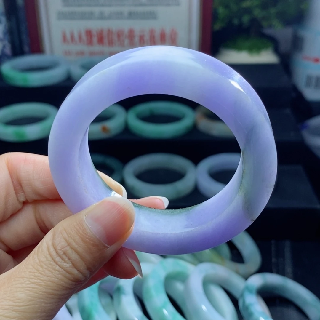 未镶嵌手镯定制翡翠一**顺