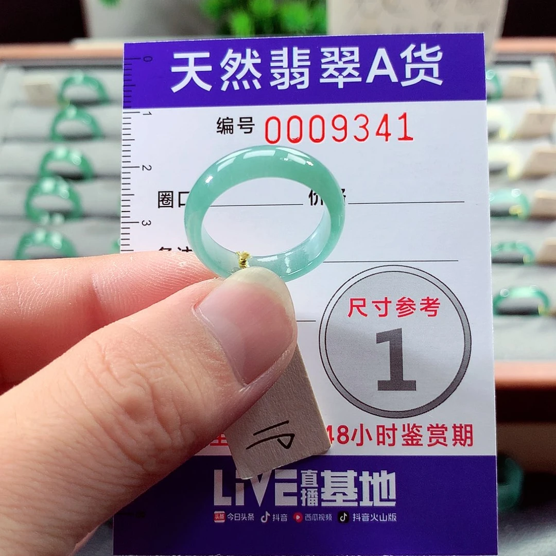 翡翠未镶嵌戒指19号
