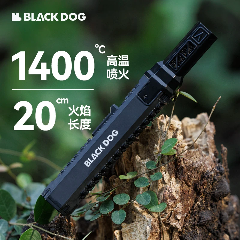 black dog便携式充气战术点火器点雪茄防风喷枪陶瓷口喷枪耐高温