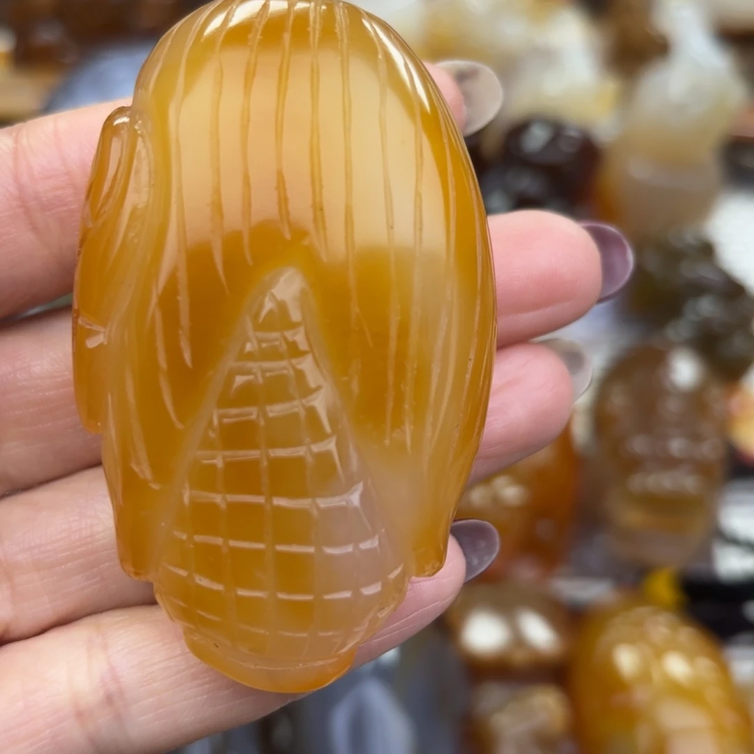 未镶嵌把件玛瑙/玉髓