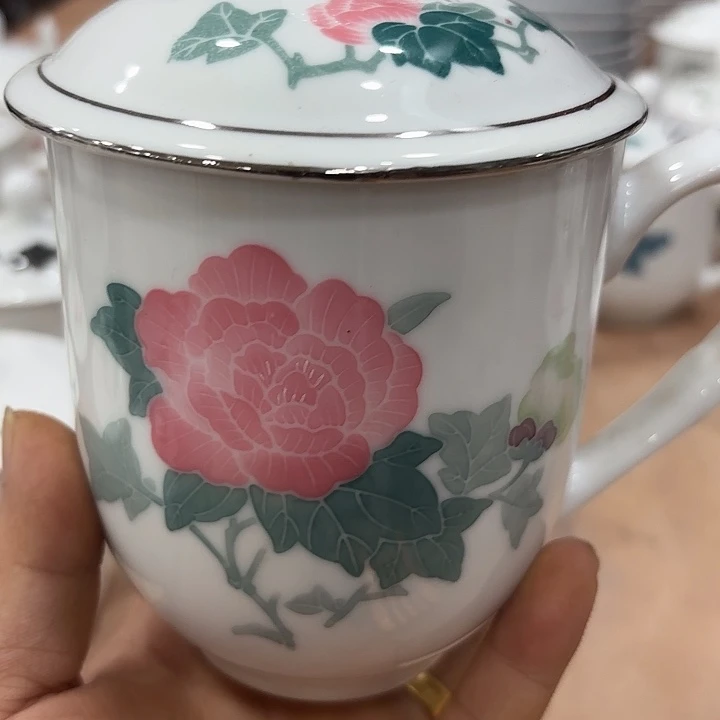 抖***粉杯子，杯子杯子500毫升微瑕