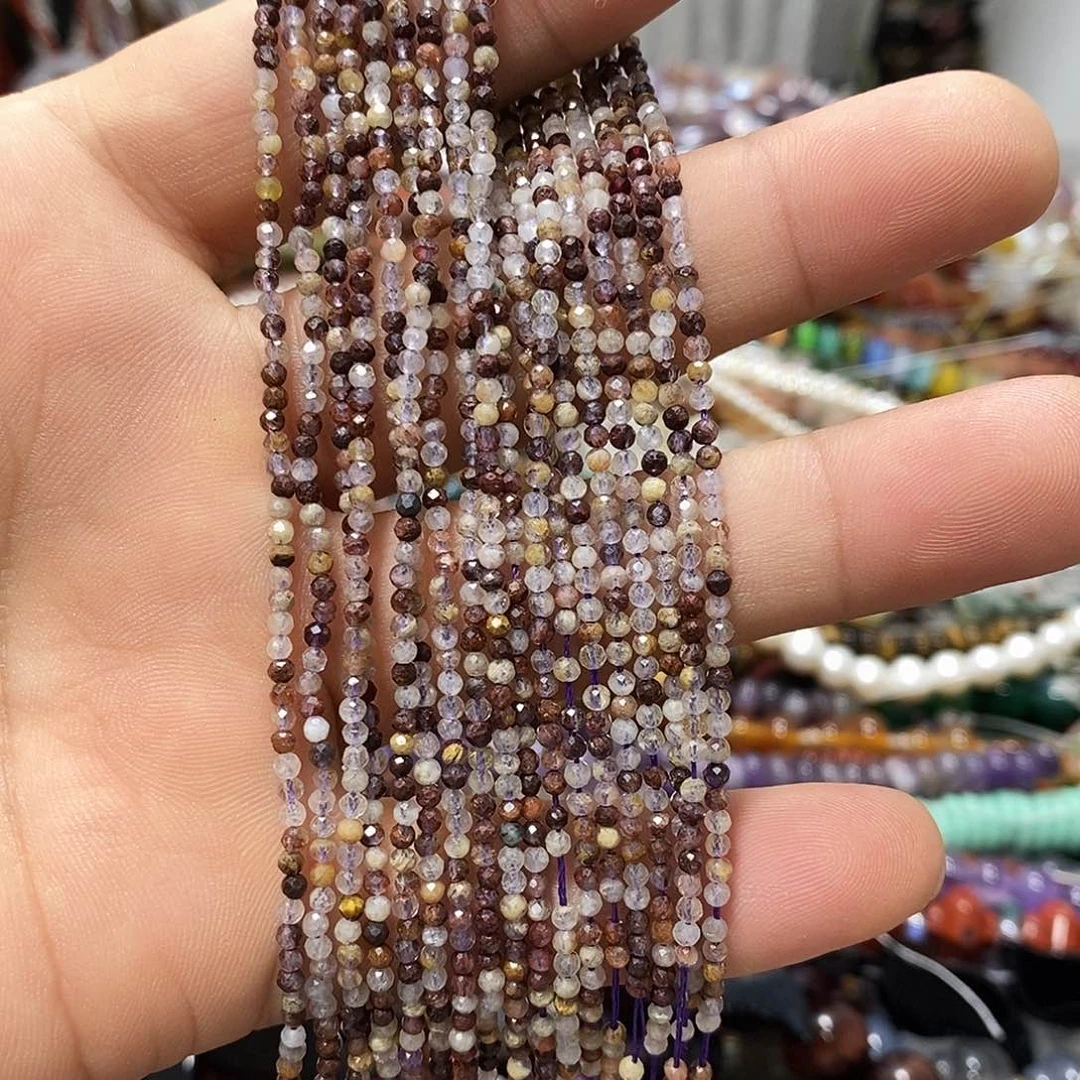 玛瑙/玉髓合金珠宝半成品紫幽灵k2㎜2条切面