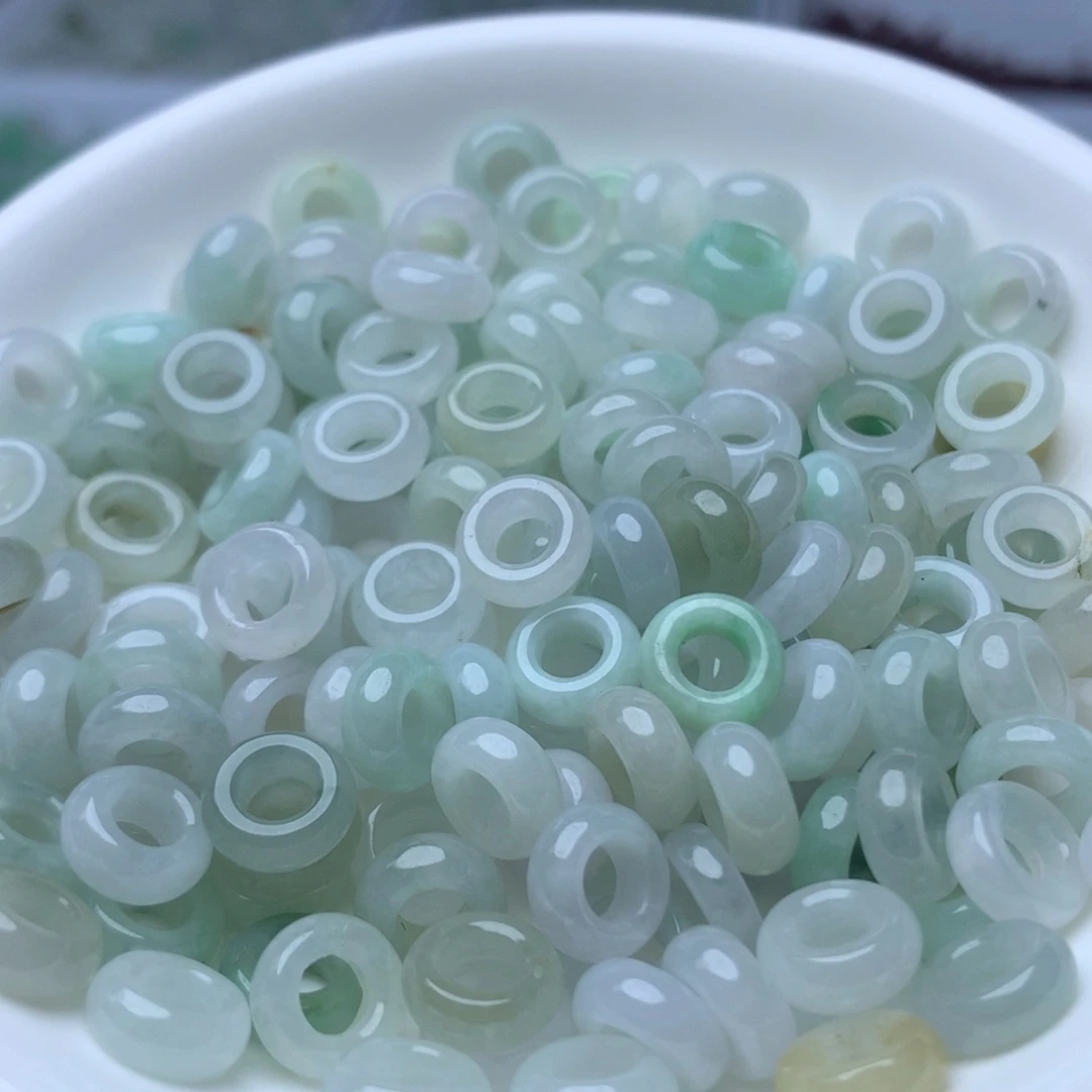 散珠翡翠卡9冰玉环30个