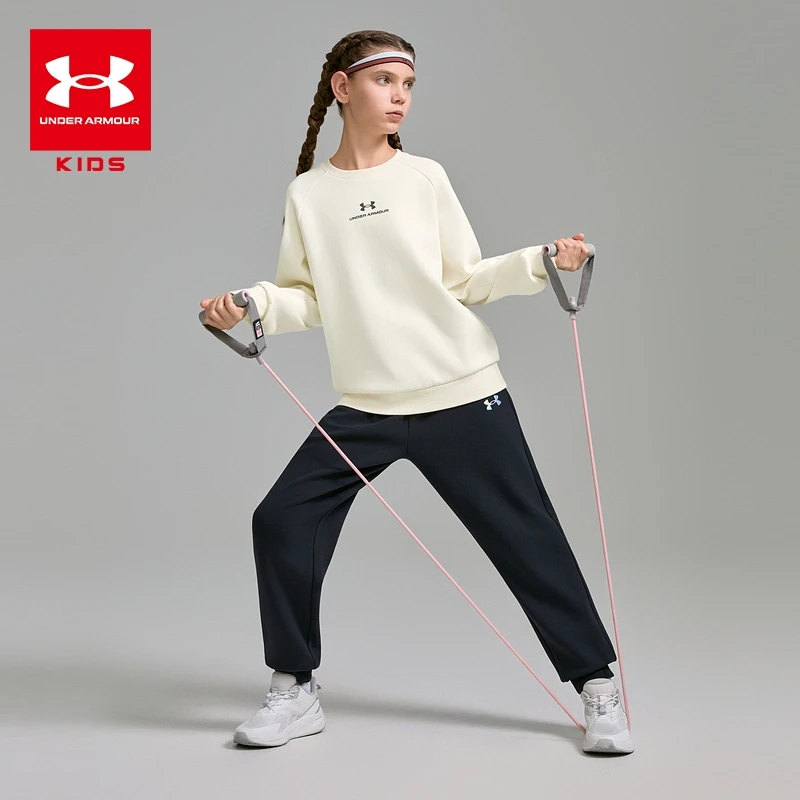 【针织裤】Under Armour/安德玛儿童数字卫衣休闲早秋户外长裤-5708