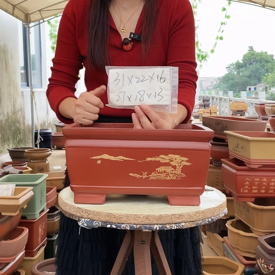 紫砂花盆紫砂花盆