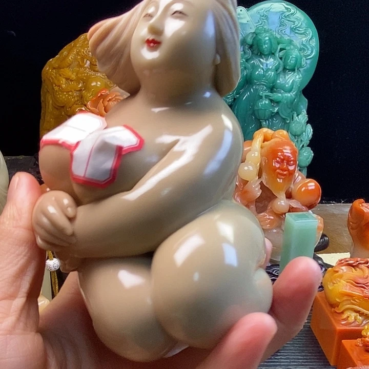 印石昌化石八方来财……………………