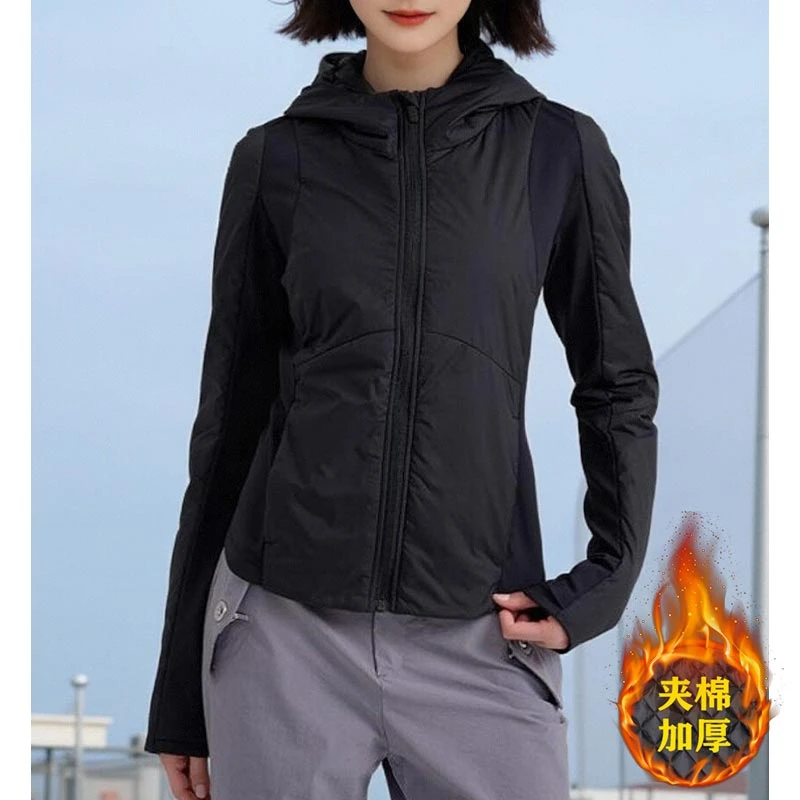 香朵儿精致小众收腰设计感棉服2025秋冬新款女款气质服装运动外套