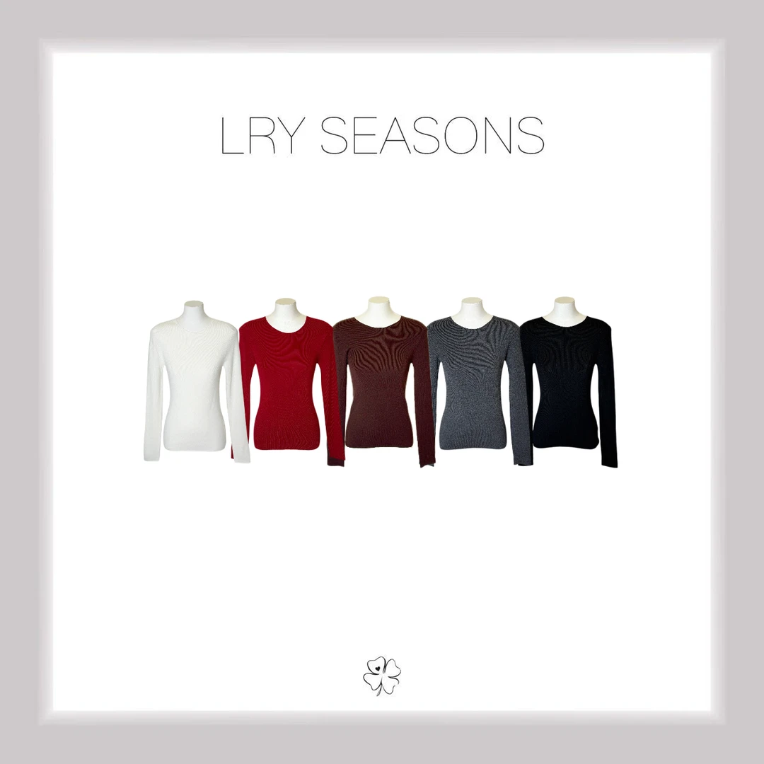 LRY SEASONS |无缝丝毛绒圆领打底毛衣25580