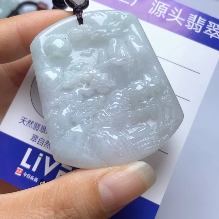 翡翠未镶嵌挂件翡翠