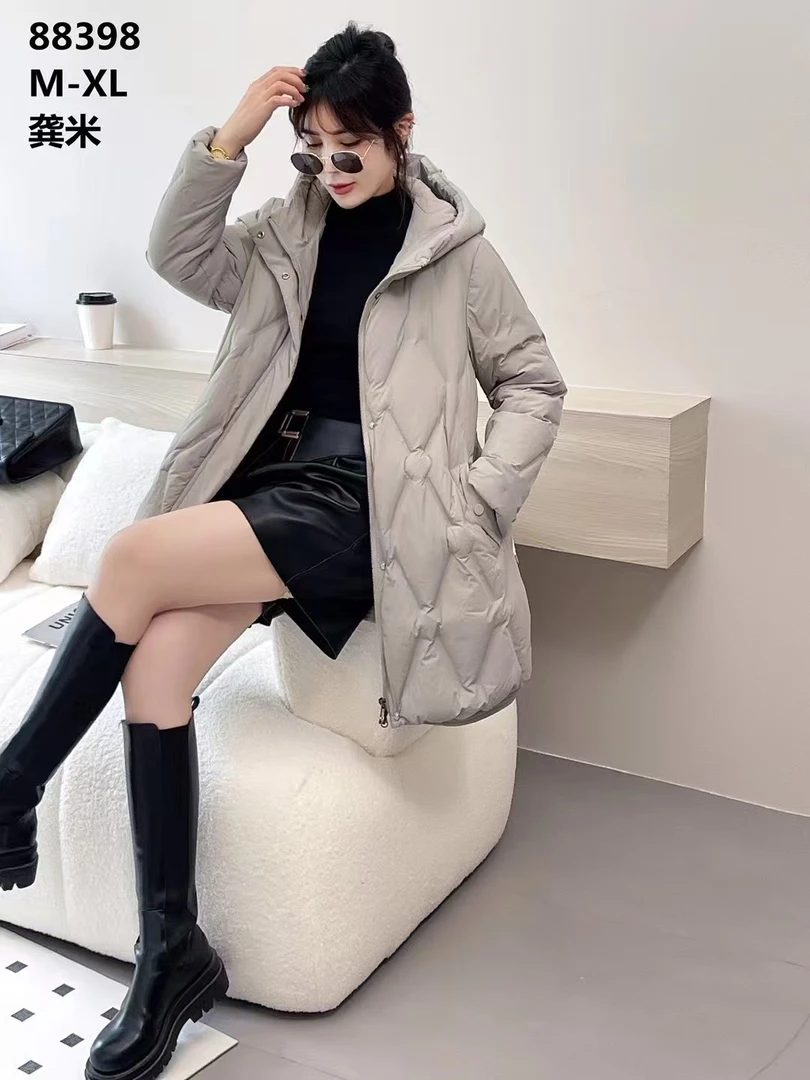 高品质中长款羽绒服88398