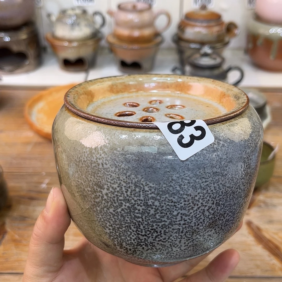 白泥茶杯秦*陶瓷艺术