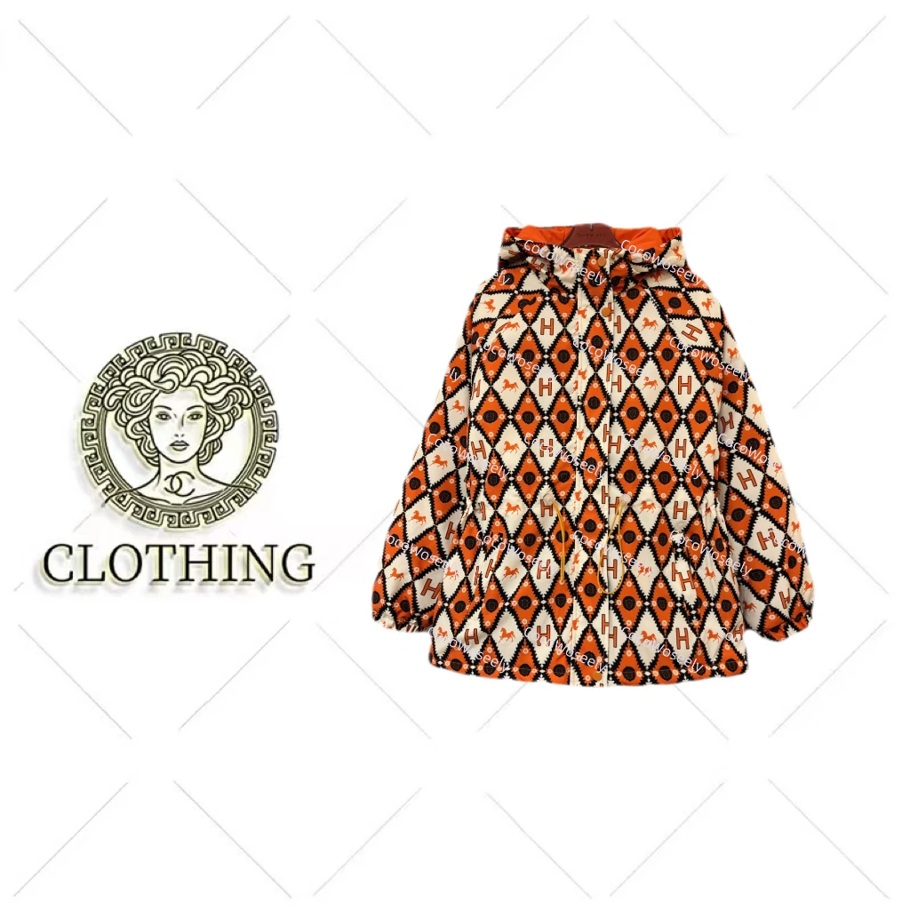 【CLOTHING/原创设计】FA菱格爱马加绒加厚外套风衣冲锋衣