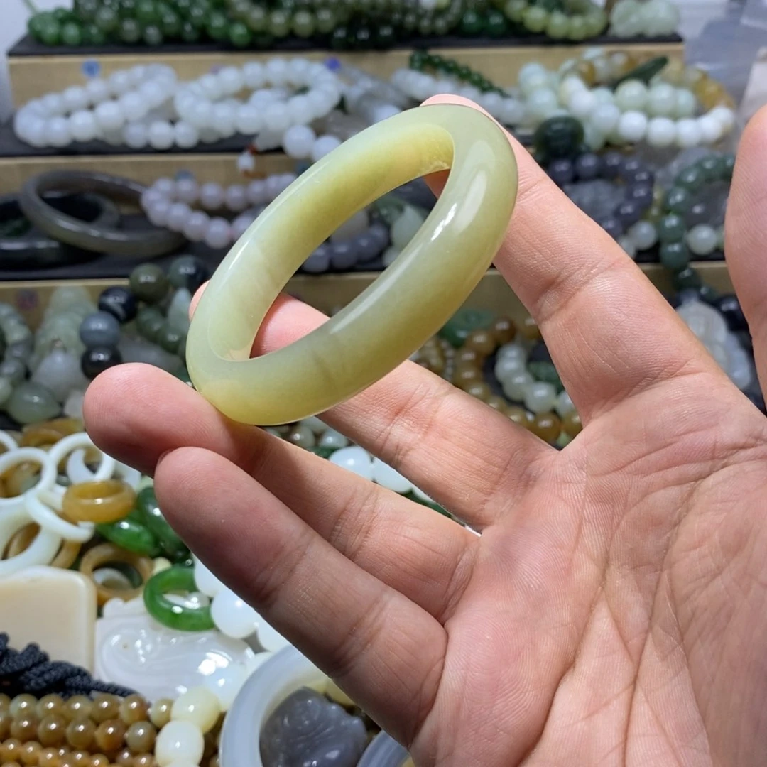 手链未镶嵌和田玉桃**仙