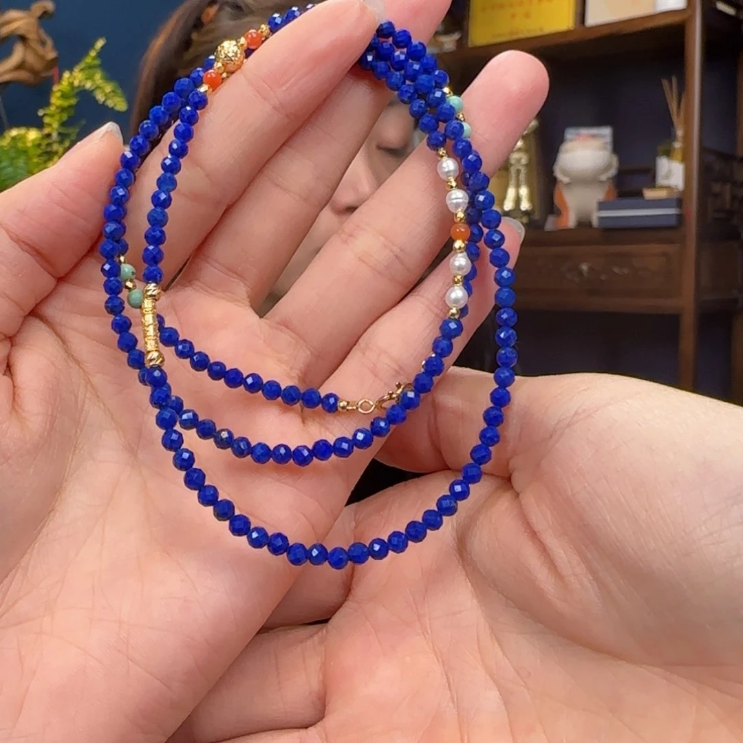 青金石颈饰未镶嵌1111111111111