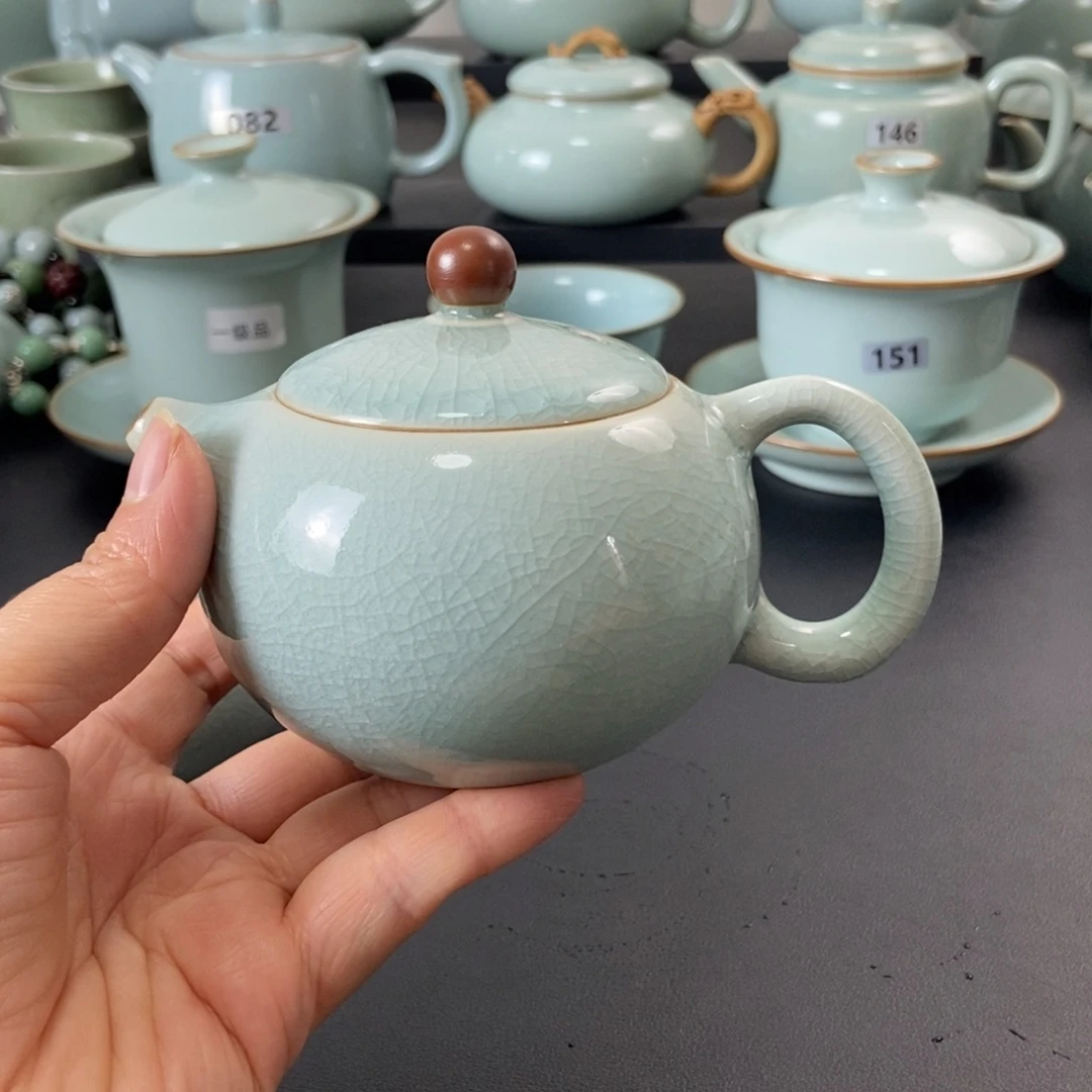 壶一级品冰花釉西施壶