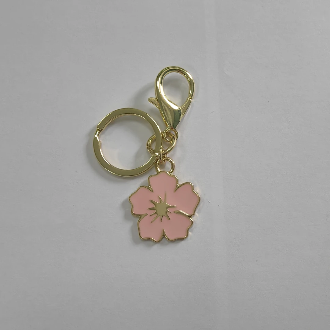 樱花钥匙圈挂钩时尚单品配件钥匙扣