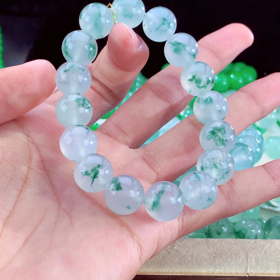 未镶嵌手串翡翠天然缅甸