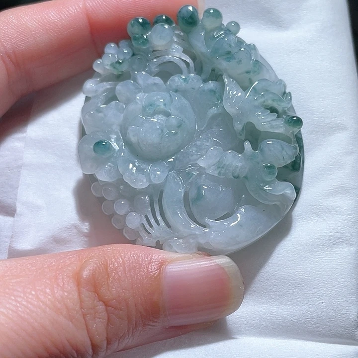 颈饰未镶嵌翡翠天