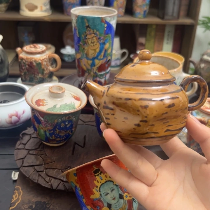 景德镇手工手绘制作茶具