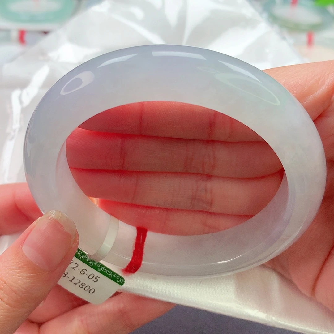 翡翠未镶嵌手镯缅甸天然a货翡翠手镯