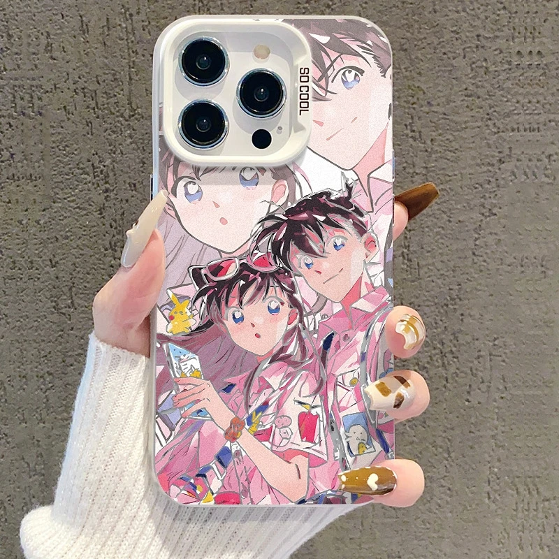 美少女适用的元气防摔耐磨手机壳卡通动漫新兰彩银手机壳可爱个性