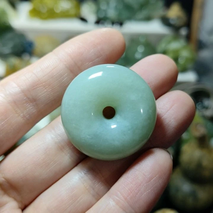 岫玉平安扣未镶嵌