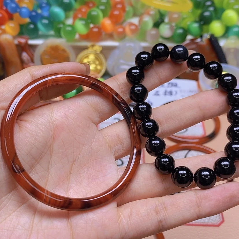 【闪购商品】玛瑙/玉髓颈饰未镶嵌疏****浅