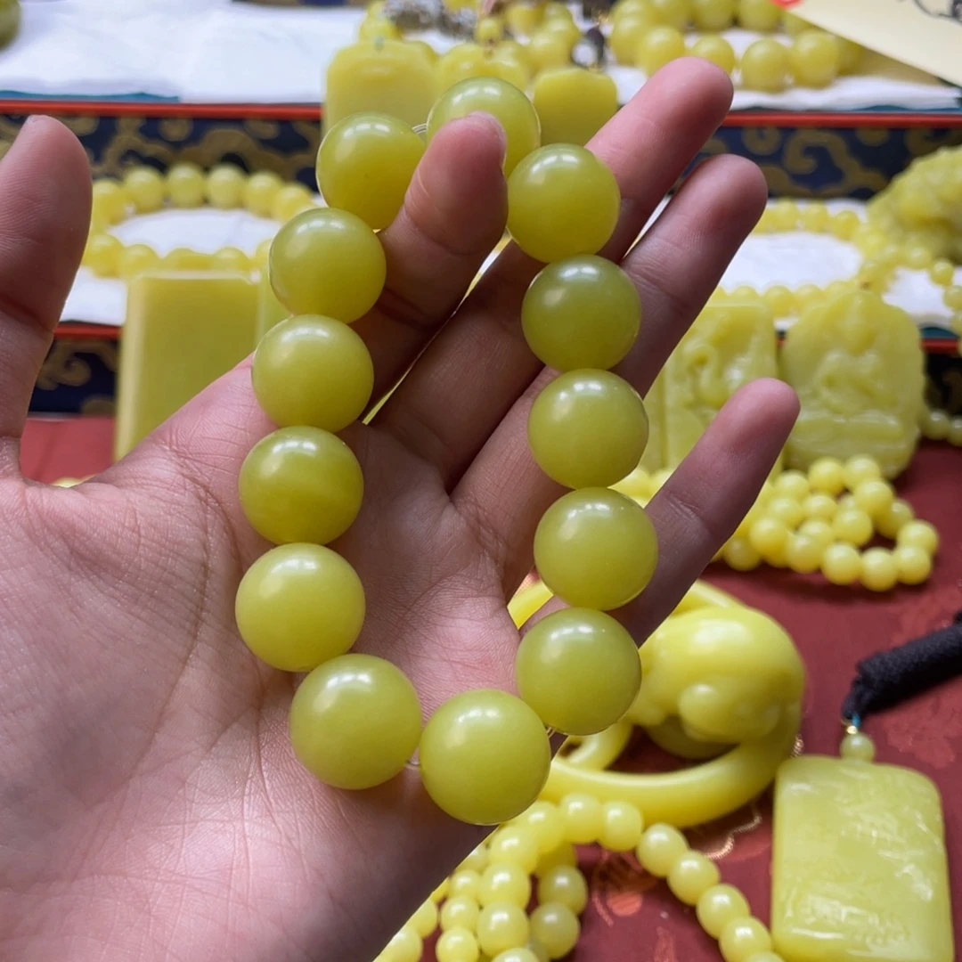 新疆若羌黄口手串16