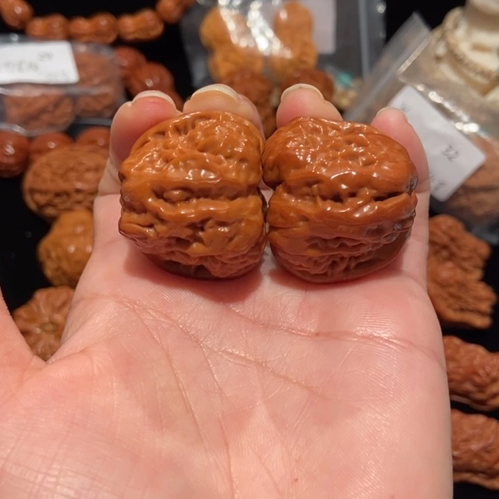 文玩核桃把件35蛤蟆头