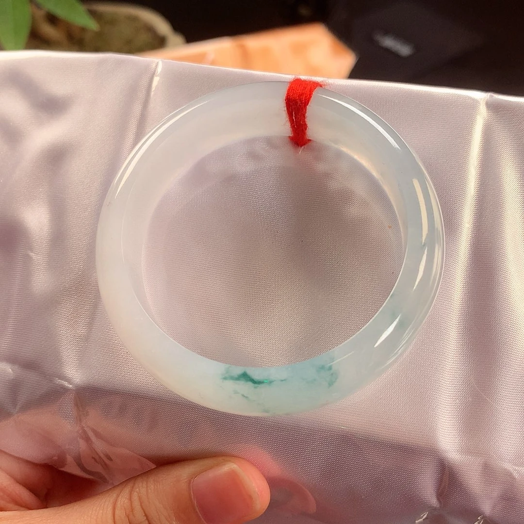 翡翠未镶嵌手镯8号链接