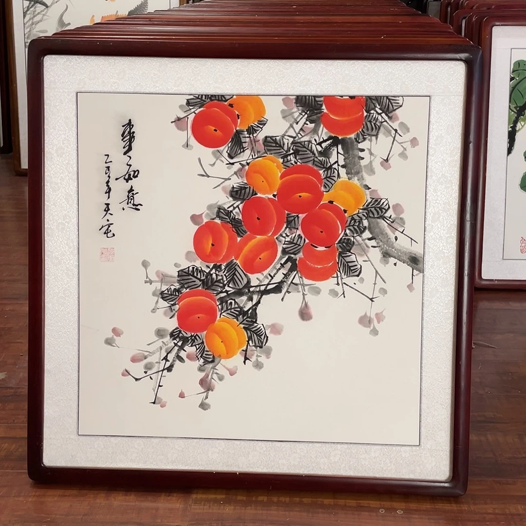 国画带框尺寸63*63厘米