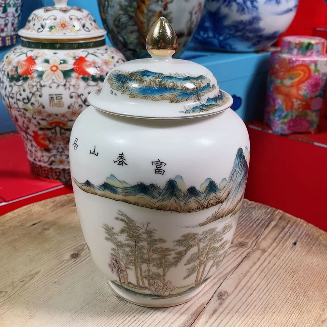 【闪购商品】罐陶瓷茶叶罐密封罐