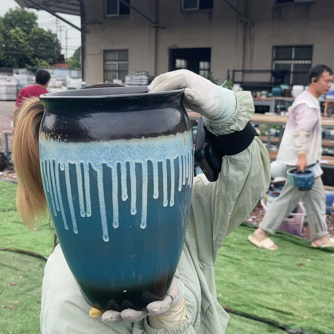 紫砂花盆王嫂花盆直播0610-213高30口20