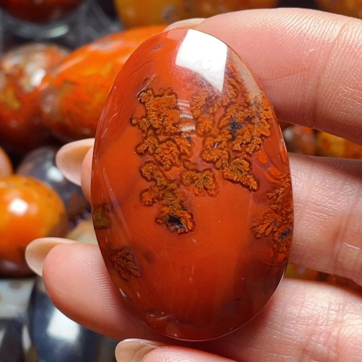 玛瑙/玉髓战国红玛瑙挂件未镶嵌?*定