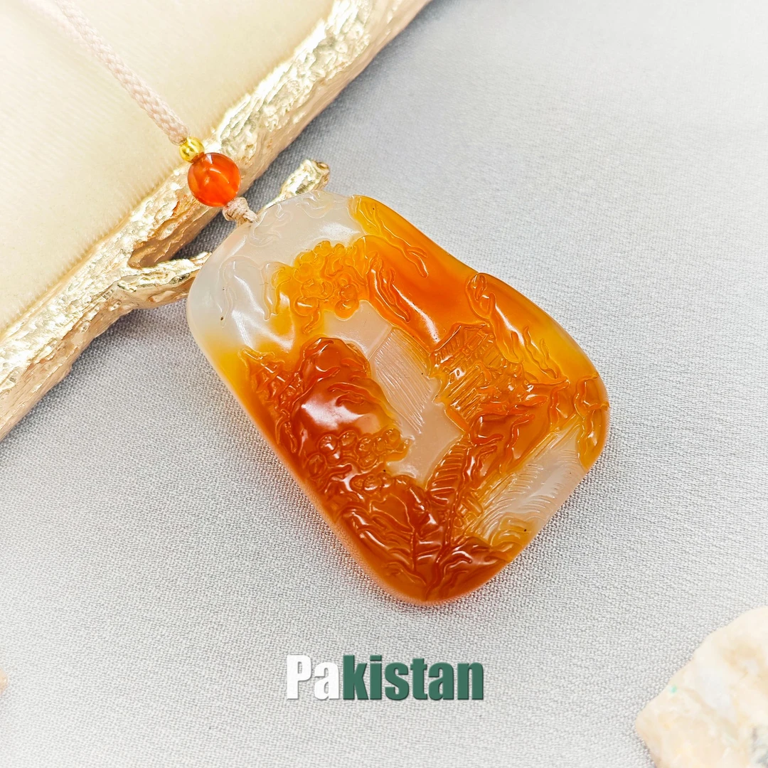 经典玉髓山水牌/NYXF-MNWSP-3（多样性发货）