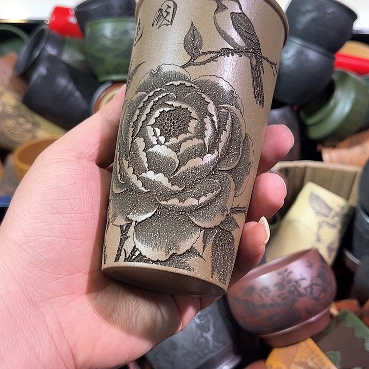 茶杯紫砂全手工紫砂主人杯