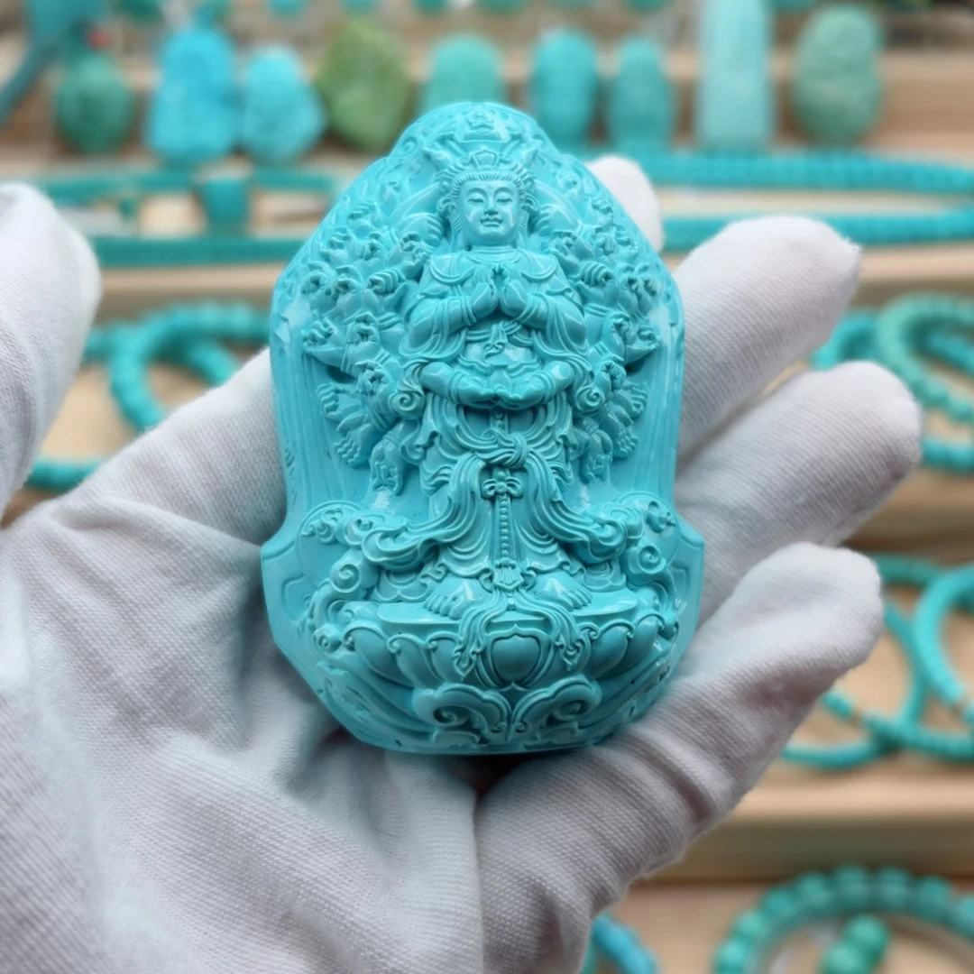 绿松石未镶嵌珠宝奇石