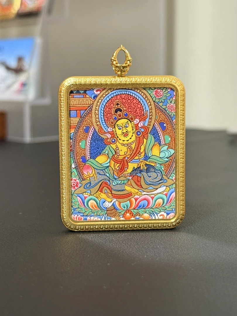 【黄Cai神】手绘随身精品小唐卡 | 4x5cm