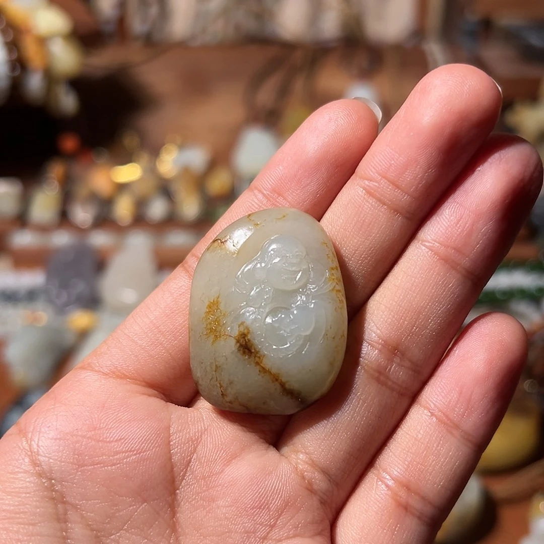 和田玉颈饰未镶嵌