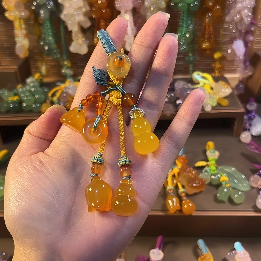 玛瑙/玉髓未镶嵌车挂