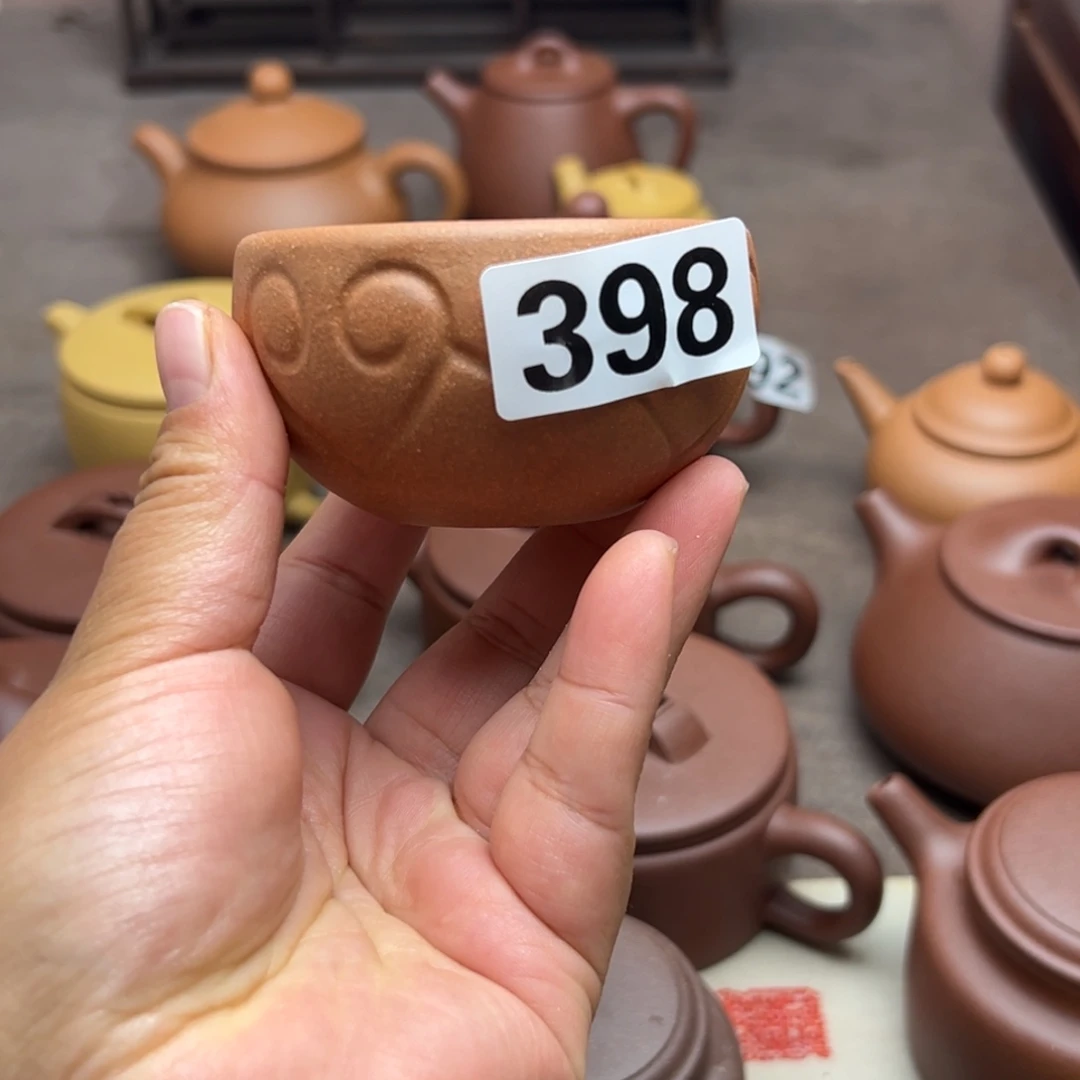 紫砂茶壶黄降坡100cc左右半手工