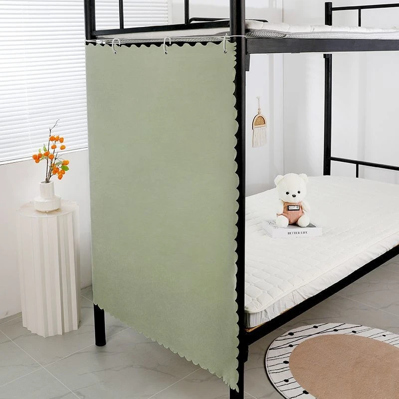 宿舍床帘侧面遮光挡风帘大学生上下铺床尾一米床头挂帘床头防尘帘