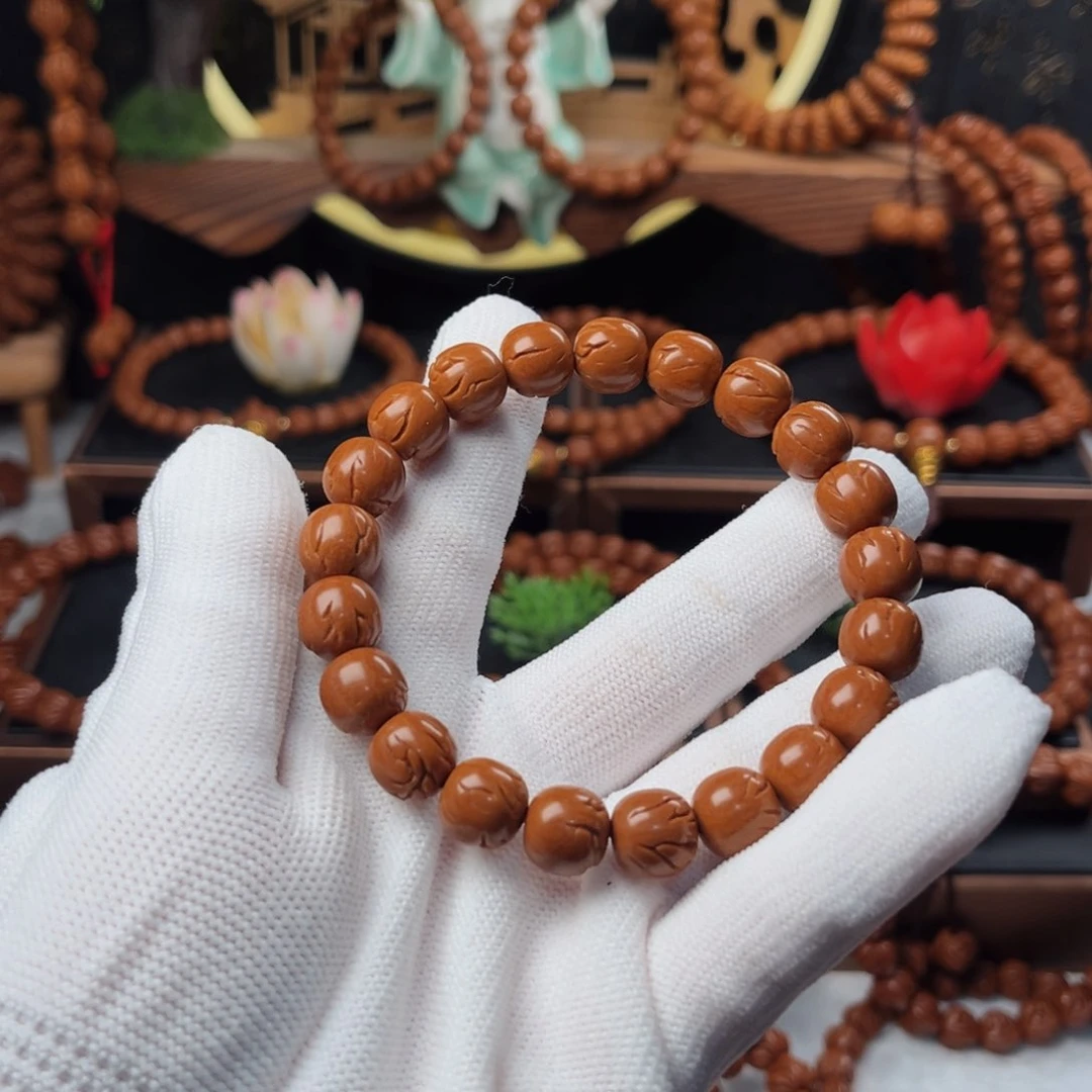 吊坠桃核无*圆珠1.1