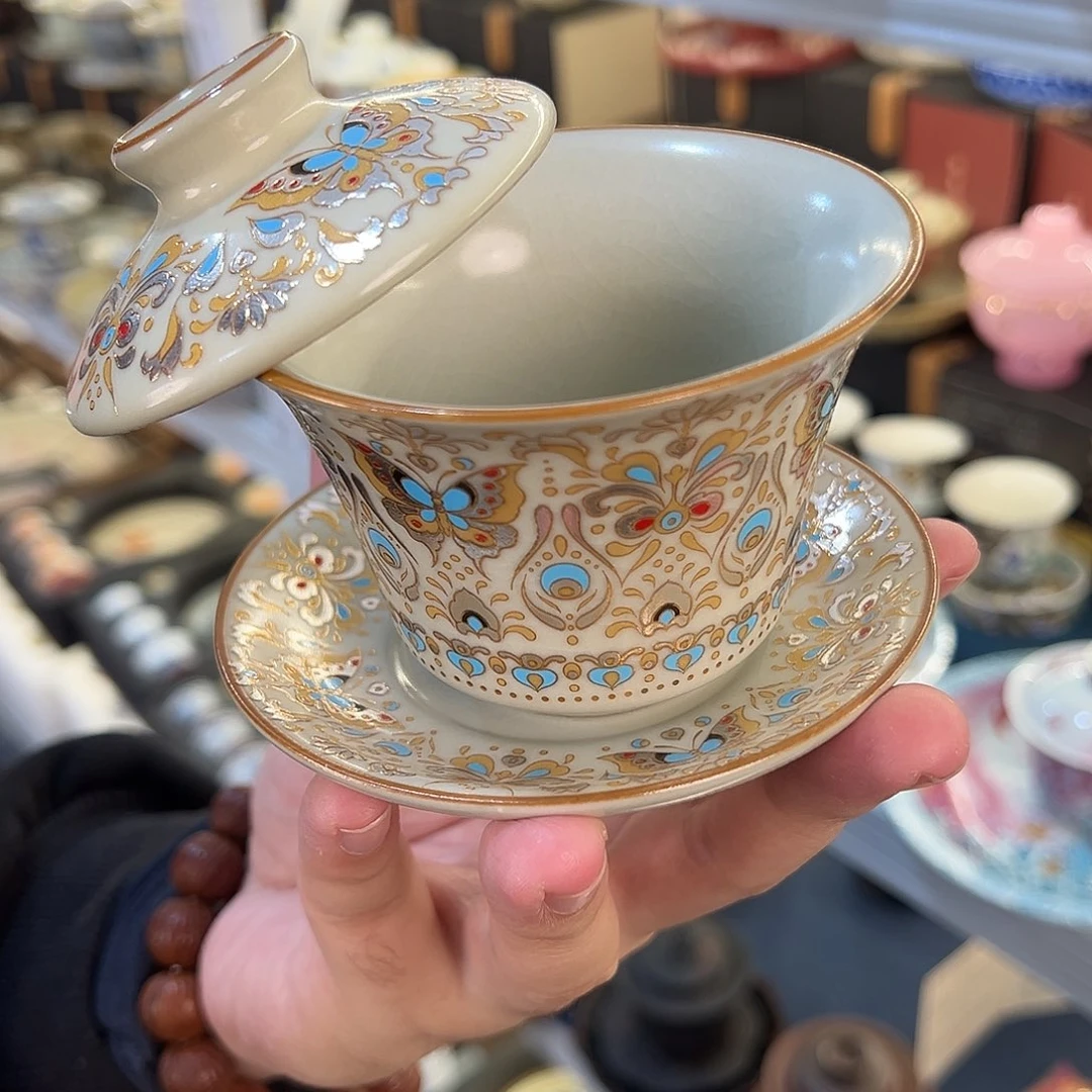 盖碗很漂亮我很喜欢