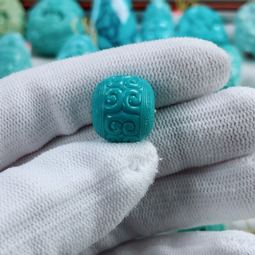 绿松石未镶嵌车挂